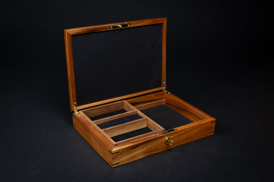 Jewellery Box - Tiger Myrtle - (with tray)