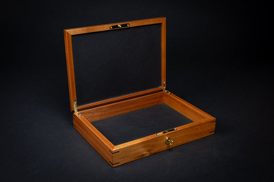 Jewellery Box - Fiddleback Eucalypt - (without tray)