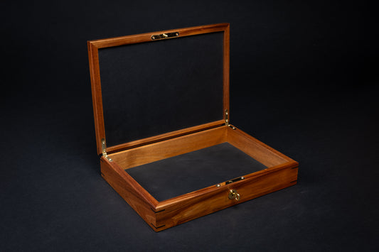 Jewellery Box - Fiddleback Blackwood - (without tray)