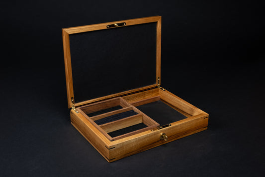 Jewellery Box - Quilted Myrtle - (with tray)