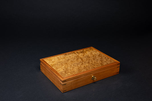 Jewellery Box - Burl Eucalypt - (without tray)