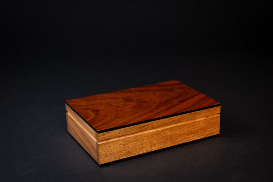 Boxiliary Jewellery Box -  Red Gum - With insert tray