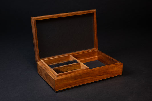 Boxiliary Jewellery Box - Eucalypt Burl - With insert tray