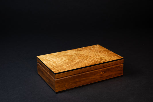 Boxiliary Jewellery Box - Musk Burl - With insert tray