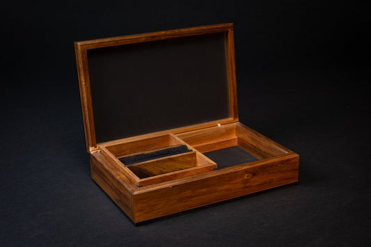 Boxiliary Jewellery Box - Musk Burl - With insert tray