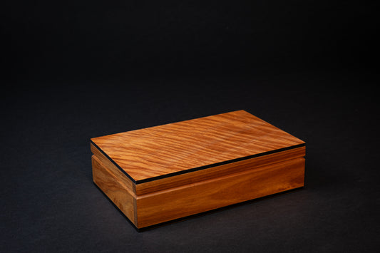 Boxiliary Jewellery Box - Quilted Myrtle - With insert tray