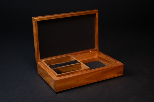 Boxiliary Jewellery Box - Quilted Myrtle - With insert tray