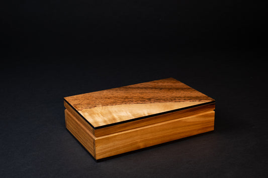 Boxiliary Jewellery Box - Tiger Myrtle - With insert tray